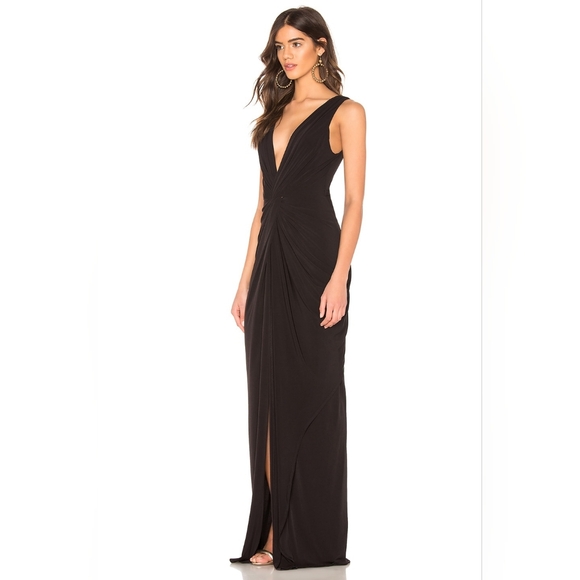 Rwvolve X Katie May Leo Gown in Black. Like new. - Picture 2 of 9
